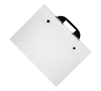 HOMSFOU Sac de Portfolio Transparent Sac de Transport Pratique pour Œuvres Art à Eau Durable Organisateur de Stockage pour Artistes