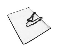 HOMSFOU Sac De Rangement Transparent pour Œuvres Art Portfolio Et Affiches avec Poignée Et Fermeture Éclair pour Étudiants Et Artistes