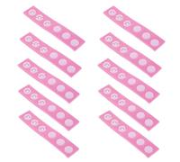 HOMSFOU Sangle de Réglage Robuste pour Bonnet de Bain Bébé, 10pcs, Extension Réutilisable en Silicone et Pp, Ajustement Confortable Couverture Étendue