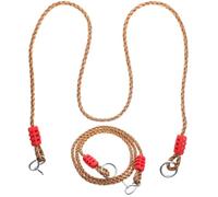 HOMSFOU Sangles de Balançoire pour Branche d'arbre, Corde Nylon Ajustable Lot de 2, Kit Suspendre pour Hamac et Chaise Suspendue, Accessoire Robuste pour Jardin Extérieur