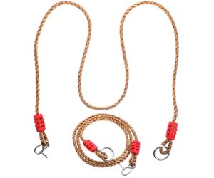 HOMSFOU Sangles de Balançoire pour Branche d'arbre, Corde Nylon Ajustable Lot de 2, Kit Suspendre pour Hamac et Chaise Suspendue, Accessoire Robuste pour Jardin Extérieur