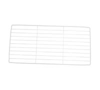 HOMSFOU séparateur de réfrigérateur à mailles stockage organisé au congélateur étagère de congélateur séparateur de compartiment de rangement en métal White