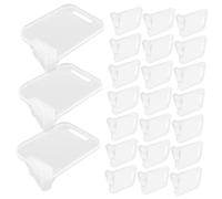 HOMSFOU Séparateur De Réfrigérateur Classé 40 Pièces Clips De Séparation Remplaçables Pour Réfrigérateur Domestique