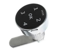 HOMSFOU Serrure Électronique à Code avec Digitale pour Armoires Serrure à Durable pour Boîtes Aux Lettres et Casier