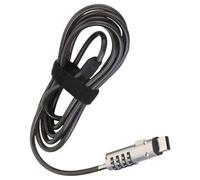 HOMSFOU Serrure Multifonction à Code USB en Alliage de Zinc Câble Réglable et Rotation à 360° pour Ordinateur Portable Antivol Sécurisé