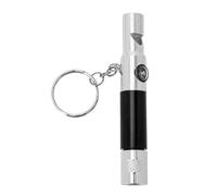 HOMSFOU Sifflet de Survie D'extérieur avec Boussole Intégrée, Alliage D'aluminium, Volume Puissant, pour Randonnée et Protection Personnelle