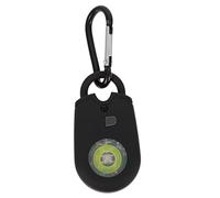 HOMSFOU sirène d'autodéfense Spray de sécurité personnelle Alarme personnelle sécurisée avertisseurs sonores Alarme Nelle pour Femmes Enfants sonore Abdos Black