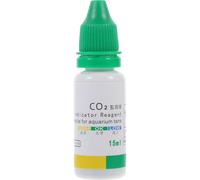HOMSFOU Solution de Test Co2 pour Aquarium 15 ML, Liquide Indicateur d'eau, Testeur Co2 Précis pour Plantes Aquatiques et Poissons, Kit D'analyse Eau Douce pour Aquarium Planté