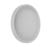 HOMSFOU Soucoupe en Céramique pour Pot de Fleurs Plateau Rond 16,8 CM Fond Épais Bac de Drainage pour Plantes d'Intérieur et Extérieur