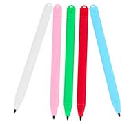 HOMSFOU Stylet Écriture Précise et Dessin Fluide pour 5pcs Pointe en Caoutchouc Électroconducteur Tablette LCD Prise de Notes et Dessin sur Écran Tactile