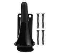 HOMSFOU Support Crochet en Noir pour Flûte Clarinette Plastique Mural et Fer Multi-usage pour Rangement et Exposition D'instruments à Vent, pour Musiciens