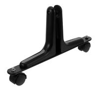 HOMSFOU Support de Base pour Écran de Séparation Mobile avec Roues Multidirectionnelles Robuste et Facile à Installer pour Cloisons de Bureau et Brise-Vue