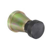 HOMSFOU Support de Cric Réglable en Acier Robuste, Capacité 2,5 Tonnes, Bloc de Vérin Plat Jaune pour Mise à Niveau et Stabilisation de Machines-outils et Camping-car, Accessoire de