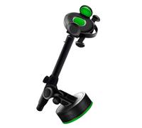 HOMSFOU Support de Téléphone à Ventouse pour Voiture, Support GPS pour Voiture, Bras Télescopique, Verrouillage Automatique, Abs et Silicone, Noir, pour Tableau de Bord et Pare-Brise