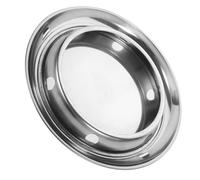 HOMSFOU Support De Wok Multifonctionnel Acier Pour Cuisinière à Rack Rond Pour Et Vapeur Compatible Avec Pans
