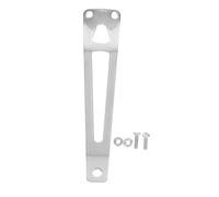 HOMSFOU Support Lampe de Poche Acier Inoxydable pour Ceinture Clip Réglable Résistant pour Camping Extérieur et Usage Professionnel