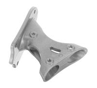 HOMSFOU Support Mural pour Mât De Drapeau Base De Fixation Robuste Alliage Aluminium Support De Mât De Drapeau pour Extérieur Maison Et Entreprise