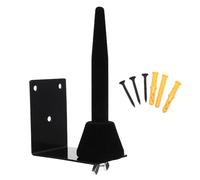 HOMSFOU Support Mural Protège L'instrument et Économise de L'espace en Fer Noir 3 Vis Incluses, Design Compact et Pratique pour Flûte Traversière et Clarinette