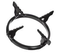 HOMSFOU Support pour Brûleur à Gaz Café en Fer Robuste, Anneau Réducteur Rond Antidérapant Compatible Cafetières Moka et Expresso, Accessoire la Cuisine pour Cuisinière Gaz, Utilisation