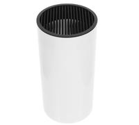 HOMSFOU Support pour Couteaux Cuisine Blanc Évacuation D'eau, Porte-ustensiles Multifonction 1 Pièce, Organisateur Compact pour Rangement et Gain de Place Cuisine