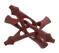 HOMSFOU Support Trépied en Bois Naturel Sculpté Présentoir Décoratif Polyvalent pour Boule de Cristal Support Créatif de Serpent Finition Soignée pour Décoration Intérieure et Présent