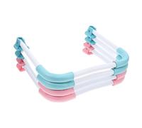 HOMSFOU Supports de Table Pliants U Lot de 2 Sets de Pieds Pliables pour Bureau Lit Ordinateur Portable Design Moderne Solide Facile à Entretenir pour Bricolage 2 Pièces