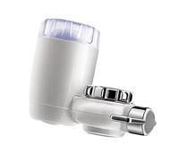 HOMSFOU Système de Filtration Robinet avec Ultra Adsorbant Réduit Sédiments et Impuretés Filtre Eau Potable pour Cuisine Standard Remplacement Facile Bouteilles
