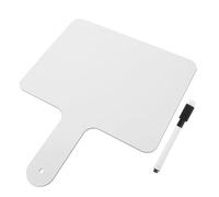 HOMSFOU Tableau Blanc Effaçable à Sec Double Face avec Poignée Planchette Main Portable pour Vote Notation et Enseignement Classe