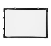 HOMSFOU Tableau Blanc Effaçable à Sec Tableau Mémo en Feutre Blanc Double Face Magnétique à Suspendre, pour Écrire des Notes et Organiser L’emploi du Temps
