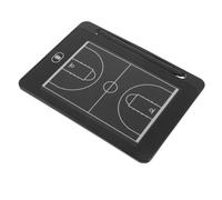 HOMSFOU Tableau de Marqueurs Tactiques de Basketball Numérique Noir Abs | Écran Lcd Lisible, Design Portable, Stylet Intégré pour Compétition et Enseignement