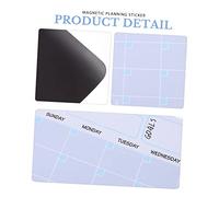 HOMSFOU Tableau Magnétique Effaçable pour Planning Calendrier et To Do List Organiseur Réfrigérateur Aimanté avec Surface Pet Trace Planificateur Pratique pour Maison et Bureau