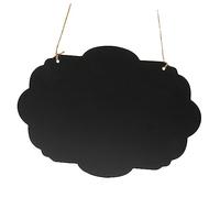 HOMSFOU Tableau Noir Mural Double Face 45x30 Cm Panneau De Tableau Noir à Accrocher En Panneau De Haute Densité, Marqueurs à Craie Effaçables Pour Maison Bureau Et Porte