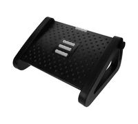 HOMSFOU Tabouret Antidérapant Réglable Petit Marchepied en Plastique Noir Épais roulettes pour Bureau Maison Usage Ergonomique Adultes Adolescents