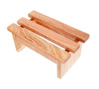 HOMSFOU Tabouret Repose-Pieds en Bois Multifonctionnel Antidérapant Taille Moyenne pour Bain Et Sauna Soulage Jambes Fatiguées, Usage Maison Et Cabine Spa