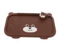 HOMSFOU Tapis Antidérapant Multifonction pour Téléphone de Voiture, PVC | Intérieur Voiture, Facile à Nettoyer et Lavable, pour Clés et Objets, Design Décoratif