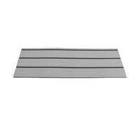HOMSFOU Tapis Antidérapant pour Marches D'escalier Extérieures de Camping-Car 48,3 X 17,8 Cm, Dos Adhésif Puissant, Protection Solide pour Palier et Marchepied, Gris Clair avec Fond Noir,