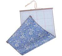 HOMSFOU Tapis de Calligraphie Léger Qualité Réutilisable en Brocart Bleu pour L'écriture Dessin des Amateurs de Calligraphie