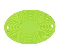 HOMSFOU Tapis De Cuisine Silicone Chaleur Grand Modèle Ovale Pour Plats Chauds Pour Cuisine Table à Manger
