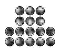 HOMSFOU Tapis de Drainage Rond en Maille Plastique 4,5 Cm, Lot de 100 Pièces, Coussinets Filtrants pour Pots de Fleurs et Bonsaïs, Filtres de Fond pour Jardinière, Accessoires Jardin