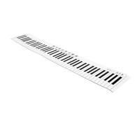 HOMSFOU Tapis D'entraînement Guide des Notes et Exercices D'indépendance des Doigts pour Piano Léger en Pvc Double Face pour Débutants la Maison Cours de Musique