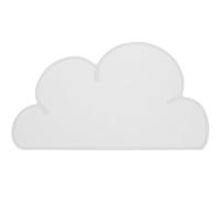 HOMSFOU Tapis en Silicone Résistant à l'usure pour Animaux de Compagnie, Tapis Antidérapant Forme Nuage 40x30 Cm, Nappe Isolante et Lavable pour Gamelle de Chien, Protection Thermique