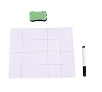 HOMSFOU Tapis Magnétique de Réparation pour Petites Pièces 25x20cm Blanc