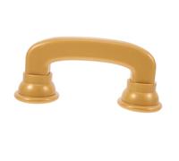 HOMSFOU Téléphone Chuchotant Éducatif pour Garçon et Filles Petit Format Outil Orthophonie Prononciation Lecture pprentissage Interactif Jouet Pédagogique en Plastique Doré