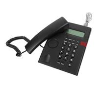 HOMSFOU Téléphone Fixe à Touches Larges pour Personnes Âgées Ligne Fixe Filaire Affichage du Numéro Appareil de Bureau Domestique Matériel Stable Utilisation Simple et Intuitive