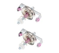 HOMSFOU Tendeur de Fil pour Machine à Lot de 2 Accessoire de Couture Tendeur en Fer et Plastique Outil Pratique pour Tricotage pour Artisanat