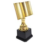 HOMSFOU Trophée de récompense, trophée du Concours de Lecture, trophée étoile de Lecture, décoration de Bureau légère, Concours de vérification de Lecture des élèves, 1 pièce