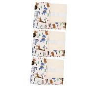 HOMSFOU Trousse À Crayons en Rouleau 3 Pièces Trousse À Crayons À roulettes À À 48 Trous À De Couleur À Pochette À Enrouler