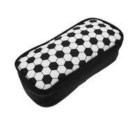 HOMSFOU Trousse de Football Petite Trousse à Crayons scolarisation Organisateur de Bureau Scolaire Pochette de Papeterie Portable étui à Crayons garçons Polyester