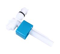 HOMSFOU Vanne Remplissage Toilette à Alimentation Latérale Vanne Flotteur Réglable pour Réservoir Wc Kit de Remplacement avec Tube Plastique Pouce Réglage Facile Du Niveau Eau et Volume