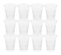 HOMSFOU Verres à Liqueur de Communion en Verre Lot de 24 Résistants Fond Renforcé Mini Gobelets 15 Ml pour Célébrations de Première Communion
